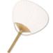 a- Tec веер "uchiwa" белый ( бамбук производства ) 5 листов комплект 18205
