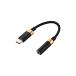  Elecom MPA-C35DSBK разъём джек изменение <Type-C to 3.5mm стерео Mini Jack > DAC установка высокая прочность высококачественный звук в высоком разрешени соответствует телефонный разговор соответствует черный 