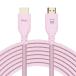 Pixio PXH212BPKO PXH212B HDMI2.1 кабель 2m 8K мощность HDR соответствует высокая прочность нейлон принятие розовый 