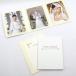  фотография картон u Эдди ng свадьба Happy Wedding/ Heart .tsuta2L размер 3 поверхность вертикальный белый ( конверт сообщение карта имеется ) бумажный бумага фоторамка 