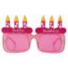 ( суммировать )ELOPE Happy B'day Lt розовый ( happy день рождения ) солнцезащитные очки (×2 позиций комплект )