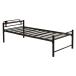  bed примерно ширина 100cm темно-коричневый steel . полки имеется одиночный длинный bed сборка товар только рама розетка имеется матрац продается отдельно 