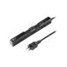  Sanwa Supply вращение ответвление AC4 выход +Type-C+USB-A PD20W черный TAP-B113UC-2BK