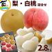 [SALE/10% скидка ] Yamagata префектура производство белый персик груша подарок набор превосходящий товар 2.8kg белый персик 5~6 шар мир груша 5~6 шар . вода . вода подарок на Bon Festival .. для фрукты 