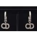  Dior Clair D Lune серьги metal crystal E1740CDLCY
