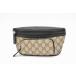  Gucci GGs шкив m ремень сумка сумка "body" сумка-пояс бежевый / черное дерево черный 450946