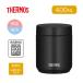 THERMOS �T�[���X �y�ۉ��E�ۗ�z�^��f�M�X�[�v�W���[ 0.4L/400ml [�ٓ� �����` �X�[�v �݂��` �H��@�Ή�] JED-400 (BK)�u���b�N ����