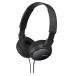  Sony стерео наушники черный [ музыка проводной складной ] MDR-ZX110. покупка 