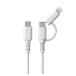 �J�V���� LN�ϊ��R�l�N�^�t C-C�P�[�u�� 1.2m WH [�[�d �f�[�^�ʐM iPad iPhone iPod �X�}�[�g�t�H�� �^�u���b�g] AJ-676 ����