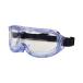 【在庫限り】E-value 無気孔ワイドゴーグル [作業 保護 眼鏡 メガネ くもり止め] EG-5