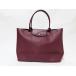 LONGCHAMP Long Champ rup задний -ju City большая сумка покрытие парусина бордо 10182HYQ261 прекрасный товар 