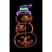 LED трубчатая подсветка 3 полосный тыква Halloween тыква иллюминация illumination оборудование орнамент Event party магазин оборудование орнамент LED свет 
