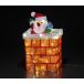 LED moving crystal дым . солнечный taWG-24312SA Santa Claus двигаться Рождество иллюминация illumination оборудование орнамент украшение Event party 