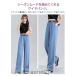  Denim брюки гаучо женский искусственный шелк ткань склейка охлаждающий тонкий длинный высокий талия 9 минут длина резина лето осень большой размер стиль 