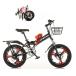  for children foldable bicycle portable bicycle small size man 7 step shifting gears unisex for 20 -inch carbon steel made foldable bicycle recommendation height 130-150cm girl basket attaching height 