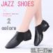  jazz shoes slip-on shoes side-gore cow leather rubber sole EVA ZUM