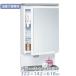  дополнительный подарок зеркало шкаф W322×D142×H618 функциональный полки имеется восток pre уборная ванная мелкие вещи место хранения шкаф стена поверхность установка уборная .. место ванная использование возможность 