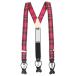 ALBERT THURSTON Alba -tosa- stone suspenders pink check sp0237