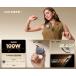 UGREEN USB-C �P�[�u�� PD 100W/5A 100cm������莮 ������莮�[�d�P�[�u�� 4�K�i�����\�i36/60/82/100cm�j�y�� �R���p�N�g �~�j�^ �������֗����[ PPS�Ή� �֘A�摜2