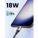 UGREEN USB Type-C �P�[�u��  1m �u���b�N3A �}���[�d  �i�C�����҂� ���ϋv a to c �^�C�vC �[�d�� Xperia XZ2 LG G5 G6 Galaxy Android  �f�[�^�]�� �f���h�~ �֘A�摜1