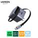 UGREEN 45W ������莮 �}���[�d�� Type-c 3-�|�[�g PD�[�d�� �^�C�vc�yPSE/�L�k��USB-C�P�[�u���t��/�܏�ݎ��v���O�zGaNIII�Z�p PD3.0�K�i�Ή� �R���p�N�g