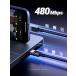 UGREEN USB-C �P�[�u�� 100W USB PD�EPPS�Ή� �}���[�d E-Marker�`�b�v���� �����o���h�t�� ���ϋv�i�C�����҂�  1m 2m �֘A�摜4