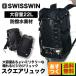 SWISSWIN バックパック スクエアリュック リュックサック ビジネスバッグ リュック メンズ ...