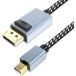 Mini DisplayPort-DisplayPort cable,BENFEI Mini DP(Thunderbolt interchangeable )-DP cable -1.83 meter 