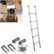 2 уровень bed .. лестница 5 уровень портативный лестница металл loft лестница двухъярусная кровать для лестница 152cm кемпер. двухъярусная кровать. лестница выдерживаемая нагрузка 150kg
