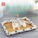  летний домашнее животное bed прохладный коврик .... собака для bed охлаждающий soft лето .. ротанг коврик подушка имеется . пол наматрасник маленький размер / средний / большой собака кошка тепловая защита скольжение трудно обратная сторона ткань 