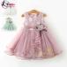  One-piece Kids ребенок одежда девочка лето Kids One-piece chu-ru оборка ребенок платье свадьба .. sama модный casual симпатичный новый товар 90 100 110 120 130
