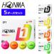 �y���[�z�z���} �S���t D1 �{�[�� 5�_�[�X�Z�b�g 60���� BT2401 2024�N���f�� HONMA GOLF