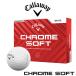 Callaway [�L�����E�F�C] 2024 CHROME SOFT [�N���� �\�t�g] �z���C�g �{�[�� (1�_�[�X�F12��)�y2024�N���f���z
