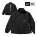  New Era Golf дождь жакет воротник-стойка наружный линия Logo черный 14859958 мужской женский непромокаемая одежда непромокаемая одежда 2026 год модели немедленная уплата NEW ERA