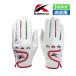  перчатка Kasco Kasco Junior для перчатка белый × красный белый × черный обе рука для SF-22135JW S 14~15cm M 16~17cm L 18~19cm ребенок перчатки Golf 