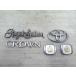  Crown E-JZS151 эмблема 2BK yatsu