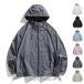  мужской длинный рукав Parker Parker UV cut Zip выше Parker спорт ... тонкий охлаждающий выгоревший на солнце участок предотвращение скорость .