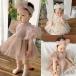  baby One-piece детский комбинезон короткий рукав 60 70 80 осень лето платье для церемоний chu-ru имеется детское платье девочка свадьба формальный 