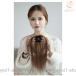 2color 3D структура часть парик волосы деталь женщина парик парик установка шерсть общий рука .. шелк шелк s gold удаление волос .. легкий незначительный белый ... больше шерсть передний . парик примерно 27cm