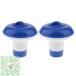  floating salt element dispenser pills .2 piece entering swimming pool spa hot spring automatic adjustment possibility all 2 size - 5 -inch 