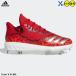  Adidas бейсбол металлические принадлежности шиповки цвет шиповки импорт из США ybc Adidas adidas бейсбол шиповки мужской красный для взрослых Icon V 8-Bit ee4146
