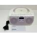  Toshiba TOSHIBA CUTEBEAT CD radio-cassette pink TY-CR11(P)