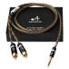 HiFi стерео 6.35mm мужской - RCA женский аудио разделение кабель 6.5 to 2RCA / 1.5 метров 