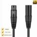 XLR мужской - 6.35mm мужской Professional аудио кабель латунь производства XLR женский / XLR мужской 1 / 4m