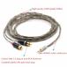 Audiocrast DIY HIFI 3.5mm �X�e���I - 2 RCA �I�X �P�[�u�� �V���o�[���b�L 3.5mm - �_�u�� RCA �I�X �I�[�f�B�I Aux �P�[�u�� �y1���[�g���z