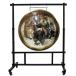 звук . type futoshi тамбурин без тарелочек сплав производства зеркало отделка большой пункт знак дизайн установить шт. имеется ударные инструменты .. для звук ..85cm Gong and Stand