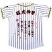 レプリカユニホーム刺繍セット(4文字熟語+応援歌)送料無料　阪神タイガース 刺繍ユニフォーム