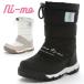  колено mo Junior девушки боты короткие сапоги winter snow moonstar ni-mo водонепроницаемый проект антибактериальный дезодорация защищающий от холода застежка-молния имеется NMWPJ033 Hokkaido BOS