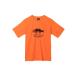  Daiwa DE-6622 графика футболка BASS orange 120[ лето предмет одежда большой ликвидация ]