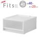  кейс для хранения Fitsfitsu кейс мульти- ширина 40× глубина 40× высота 20cm l пластик ящик для одежды выдвижной ящик одежда место хранения шкаф fitsu